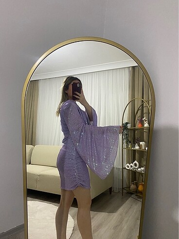l Beden mor Renk GİRA OFFICIAL mini elbise