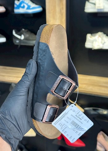 Birkenstock SiyahDeri Tokalı Erkek birkenstock
