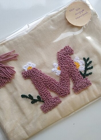 Punch işlemeli clutch çanta 