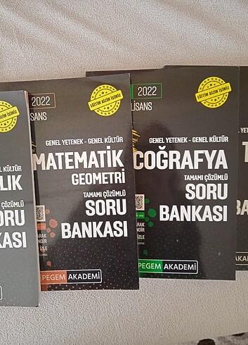 Pegem yayınları 5 li 2022 seti