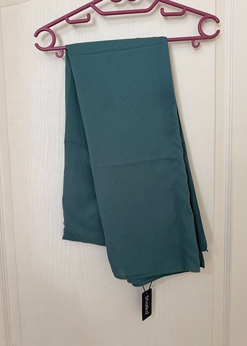 Turkuaz Drape Kadın Şal - Görsel 2