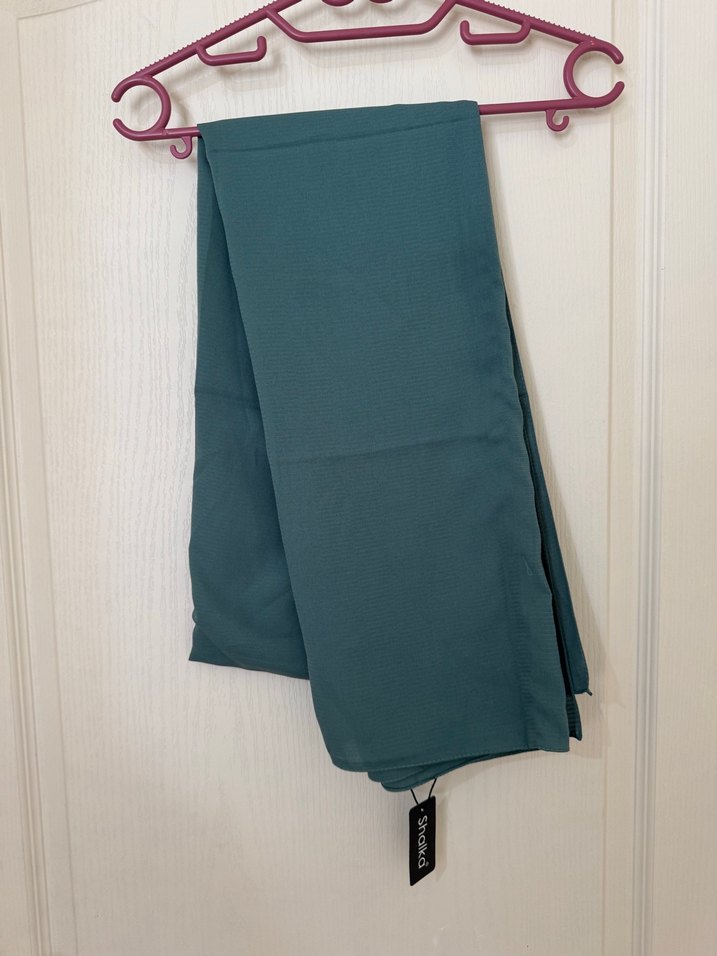 Turkuaz Drape Kadın Şal - Görsel 2