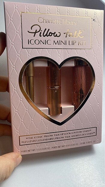 Beden pembe Renk Charlotte tilbury mini lip kit