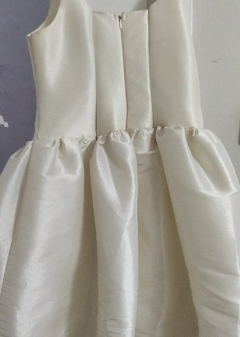 Beyaz Mini Parlak abiye - Görsel 4