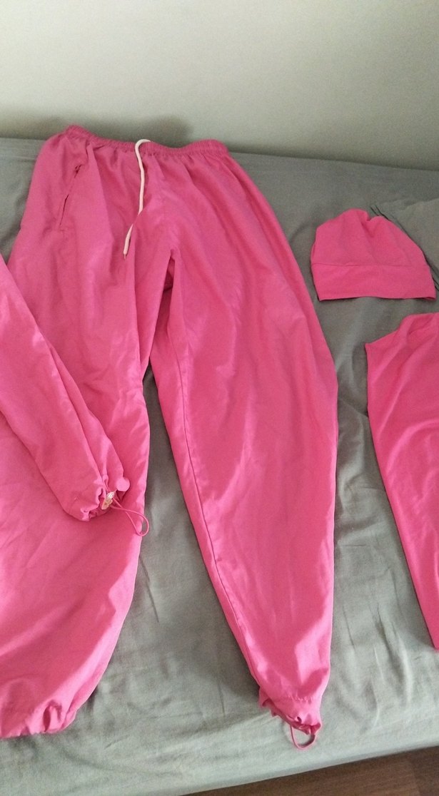 Kızlar için Pembe Kapüşonlu haşema - Görsel 3