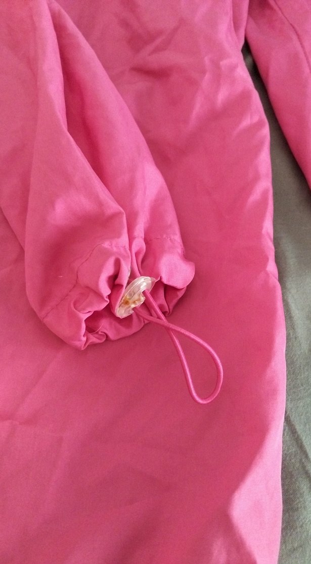 Kızlar için Pembe Kapüşonlu haşema - Görsel 4