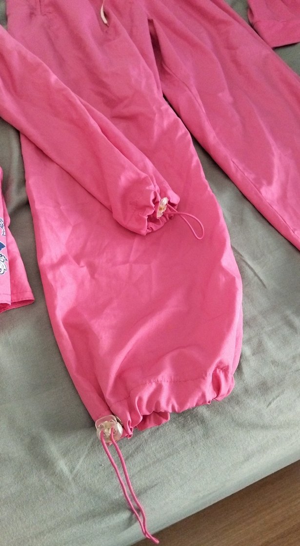 Kızlar için Pembe Kapüşonlu haşema - Görsel 5