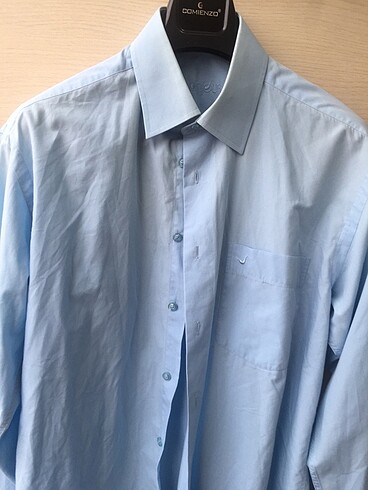 BONKUR marka mavi erkek gömleği