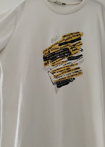 Kenzo Kadın Beyaz Uzun Kollu Baskılı Sweatshirt