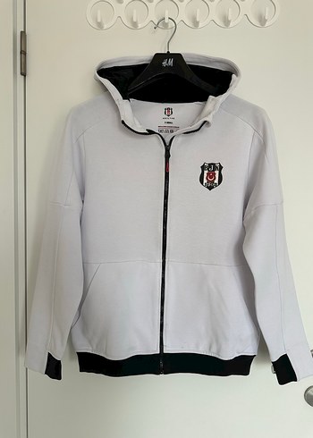 Orjinal Beşiktaş Kapüşonlu Hırka