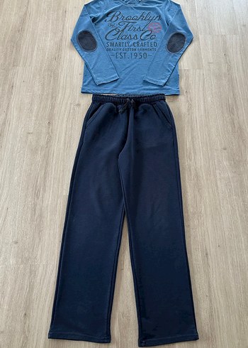11-12 Yaş Beden mavi Renk Lcw Çocuk Eşofman Altı Sweatshirt