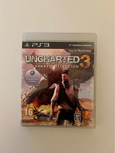 Uncharted 3 PS 3 Oyun kutusu