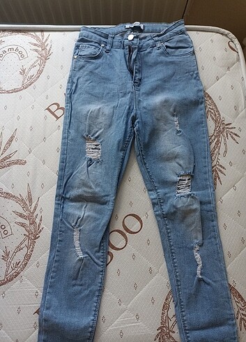 Dar paça kot pantolon 