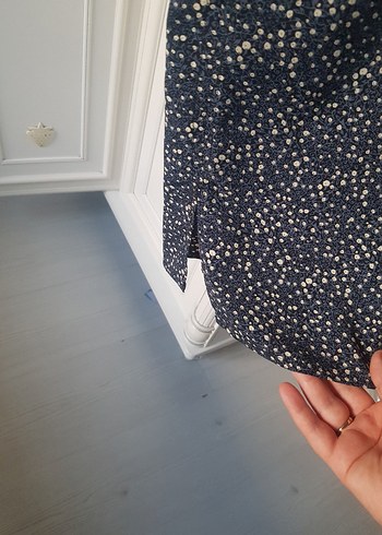 38 Beden lacivert Renk V Yaka Kolsuz Lacivert Elbise