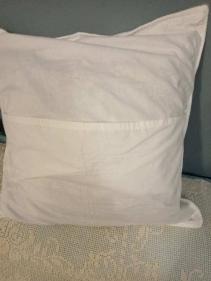 Mor Nakışlı Geleneksel Dekoratif Yastık - Görsel 5