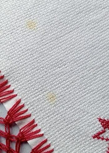 Klasik Nakışlı Kırmızı Masa Örtüsü - Görsel 9