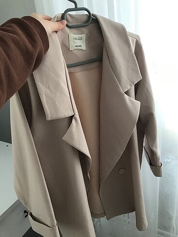 universal Beden ten rengi Renk Vatkasız krep blazer ceket
