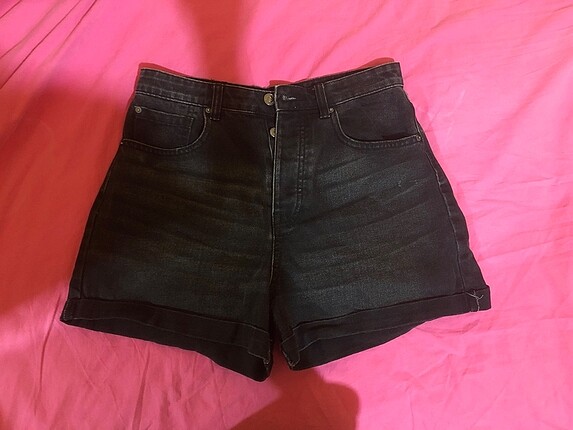 Stradivarius mom jean şort