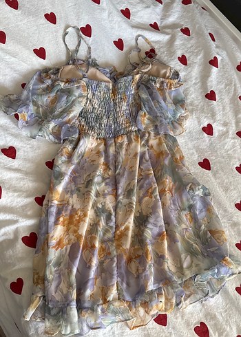 Çok Renkli Kadın Elbise - Görsel 3