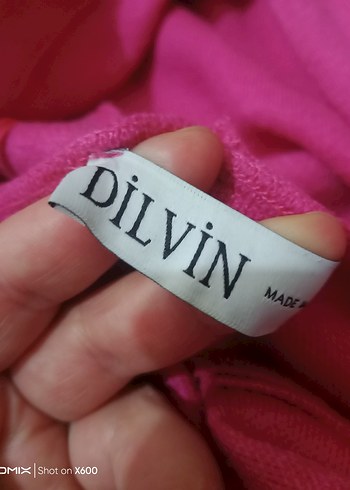 Pembe Kapüşonlu Örme Kadın Sweatshirt - Görsel 9