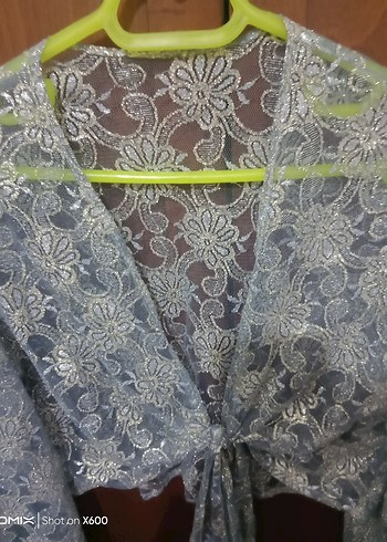 Dantel Detaylı Bohem Mini Bluz - Görsel 6