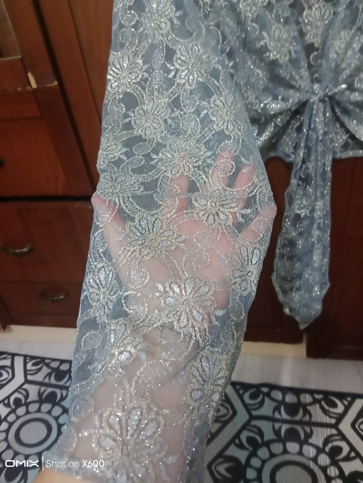 Dantel Detaylı Bohem Mini Bluz - Görsel 5