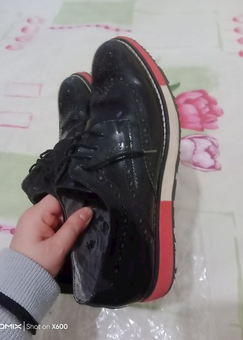 Siyah Rugan Oxford Ayakkabı - Görsel 6