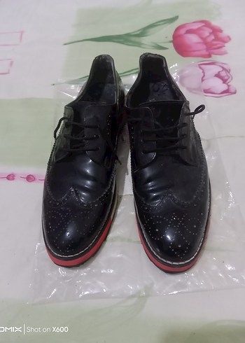 Siyah Rugan Oxford Ayakkabı - Görsel 5