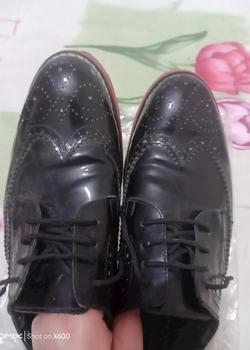 Siyah Rugan Oxford Ayakkabı - Görsel 4