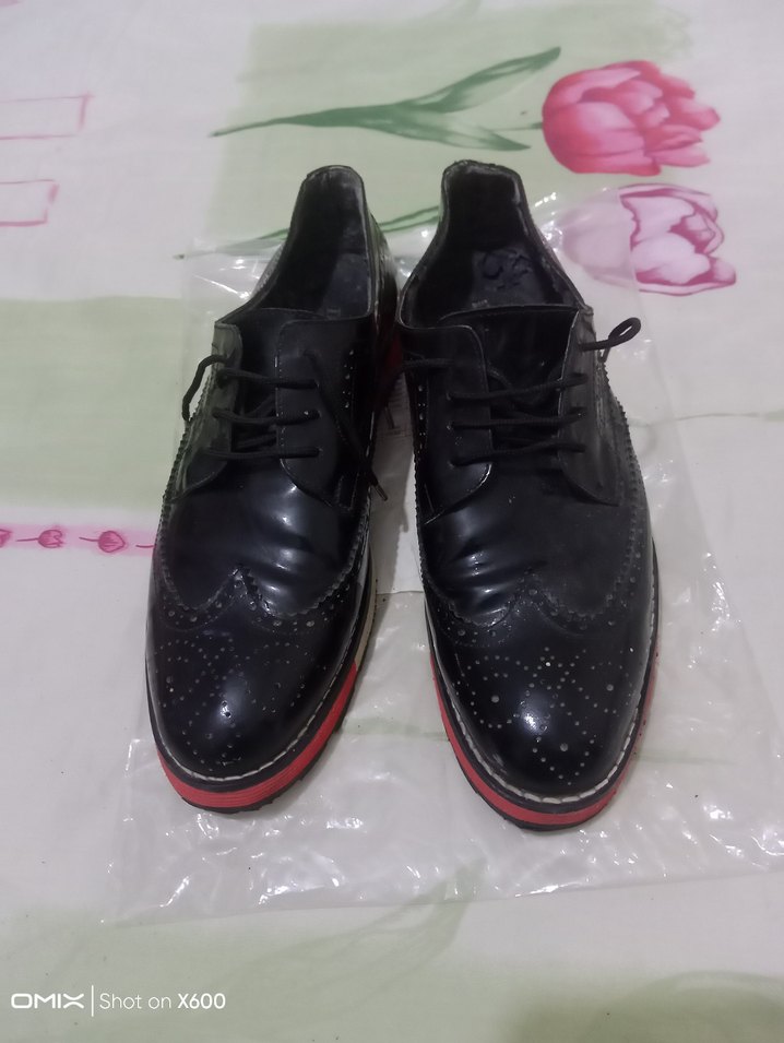 Siyah Rugan Oxford Ayakkabı - Görsel 5