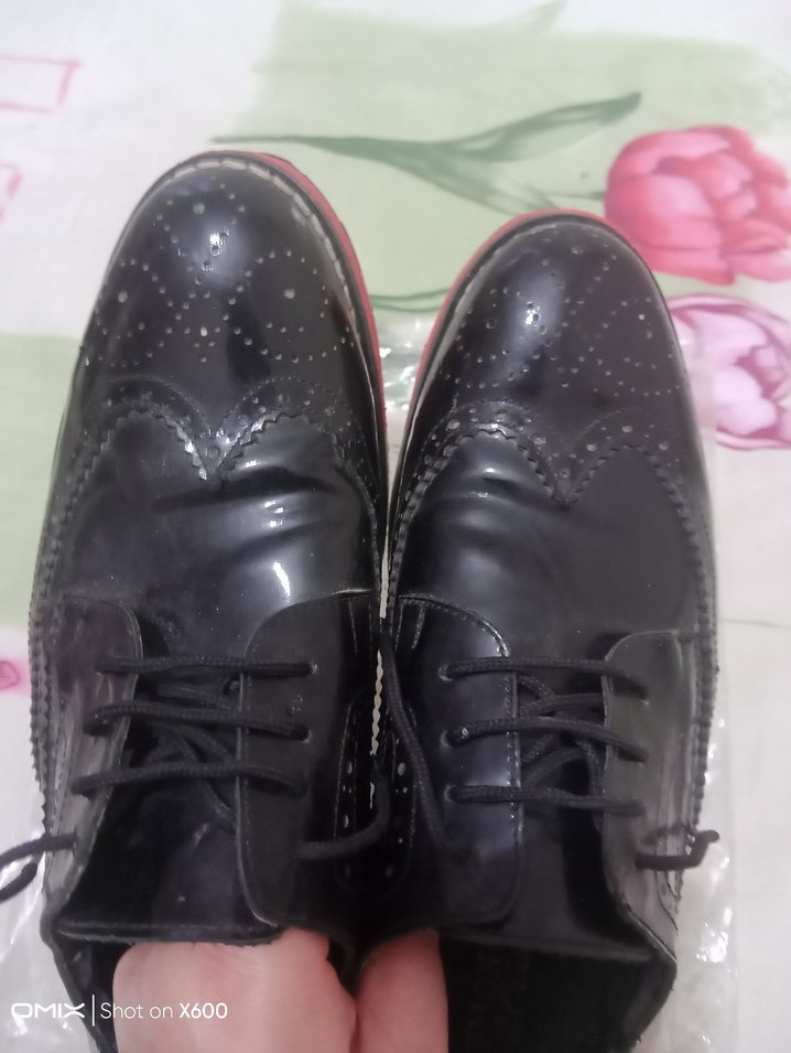 Siyah Rugan Oxford Ayakkabı - Görsel 4