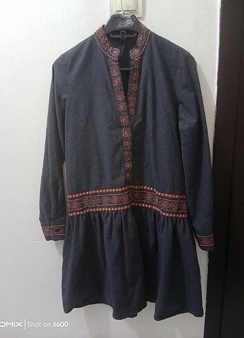Kışlık kumaş elbise 