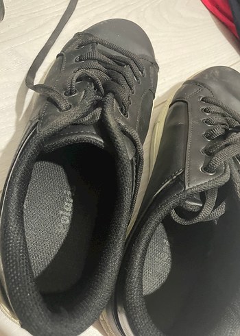 37 Beden Siyah Kadın Sneakers Spor Ayakkabı