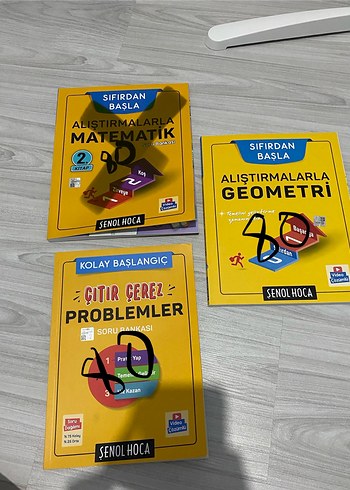 Şenol Hoca Sınav Hazırlık Matematik ve Geometri Kitapları