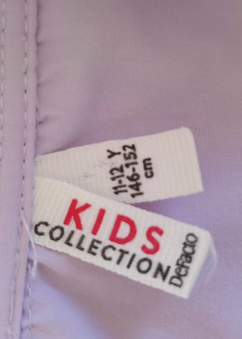 Düğmeli Mor Linen Gömlek - Görsel 3