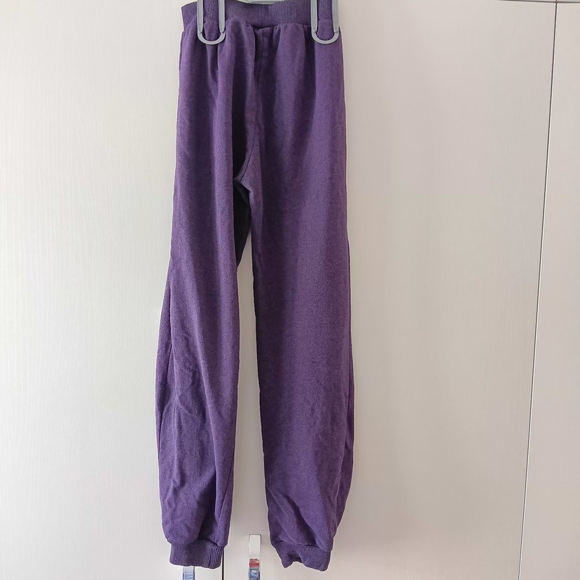 Mor Kadın Salaş Eşofman Altı - Görsel 2