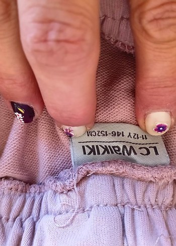 Loose Fit Midi Pembe Eşofman Altı - Görsel 4