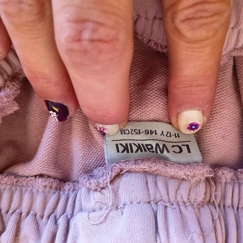 Loose Fit Midi Pembe Eşofman Altı - Görsel 4