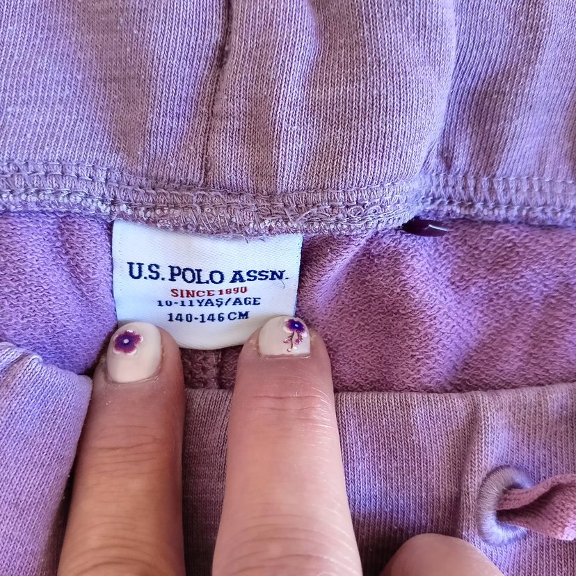 Mor Rahat Kesim Midi Eşofman Altı - Görsel 4