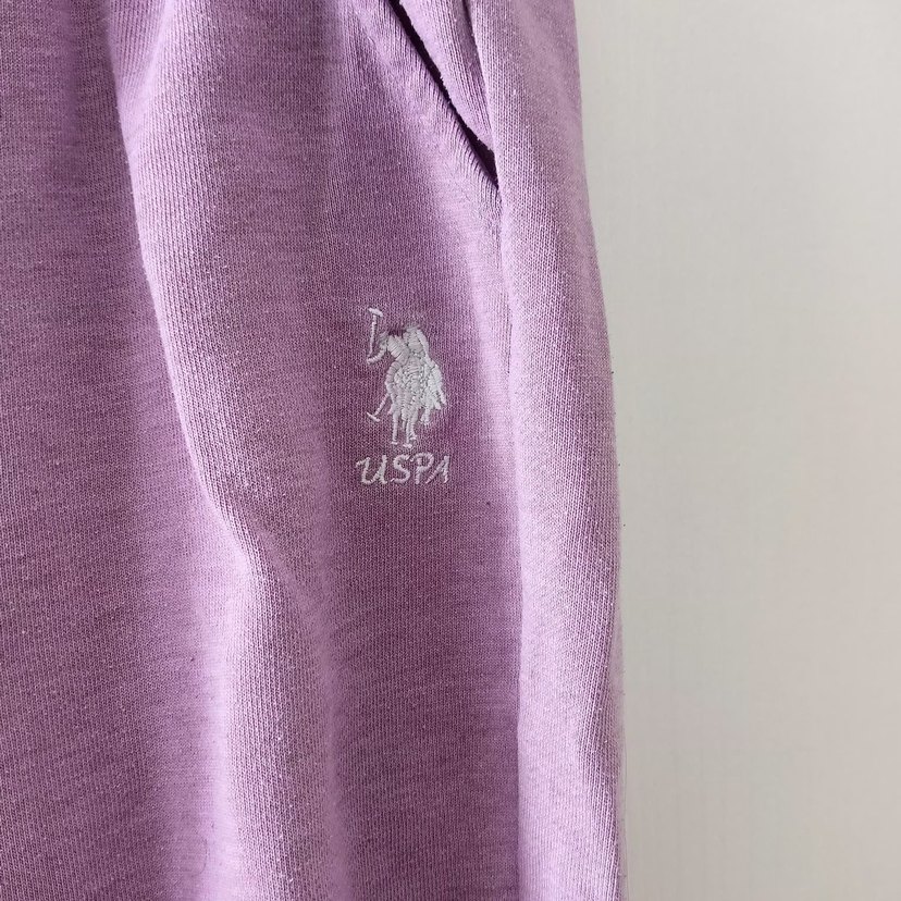 Mor Rahat Kesim Midi Eşofman Altı - Görsel 2