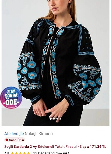 Trendyol & Milla Kimono ceket gömlek