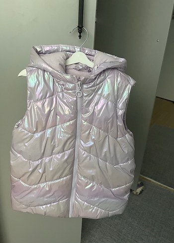 LCW Kids Kız Şişme Yelek Kapüşonlu - Görsel 3