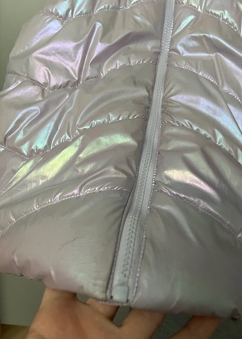 LCW Kids Kız Şişme Yelek Kapüşonlu - Görsel 4