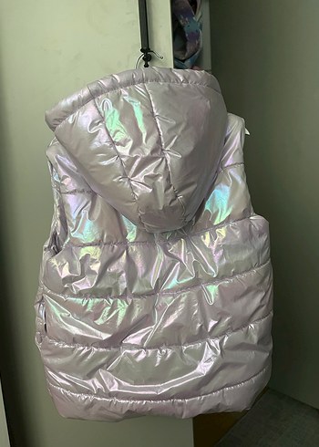 LCW Kids Kız Şişme Yelek Kapüşonlu - Görsel 7