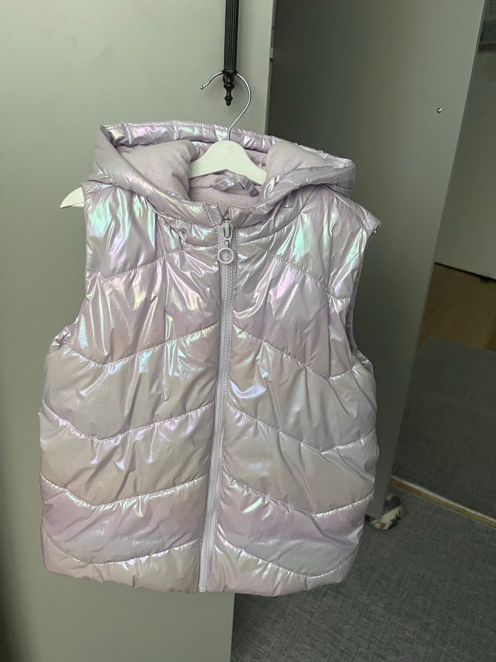 LCW Kids Kız Şişme Yelek Kapüşonlu - Görsel 3