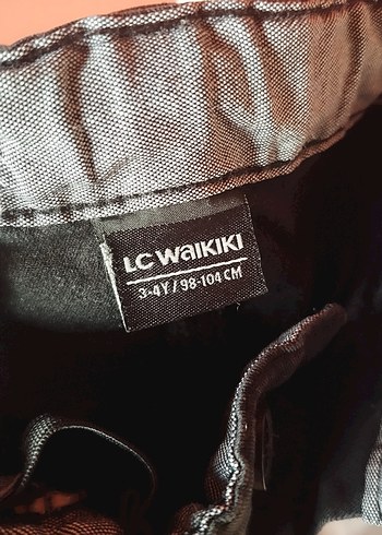 Erkek Çocuk Gri Kemerli Slim Denim Pantolon - Görsel 2