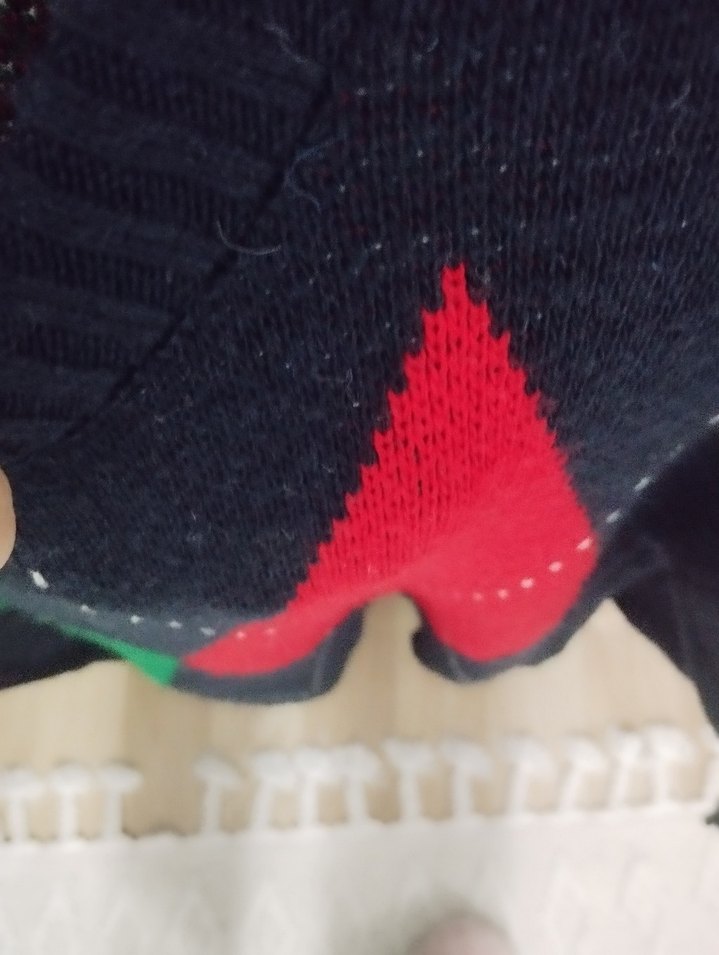 Renkli Örgü Kadın Kazak - Görsel 5