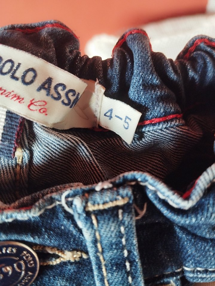 Erkek Çocuk Mavi Bağcıklı Bol Kesim Denim Pantolon - Görsel 3