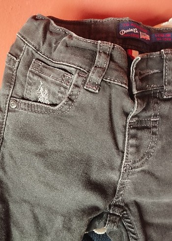 Gri Erkek Çocuk Regular Fit Kot Pantolon - Görsel 2