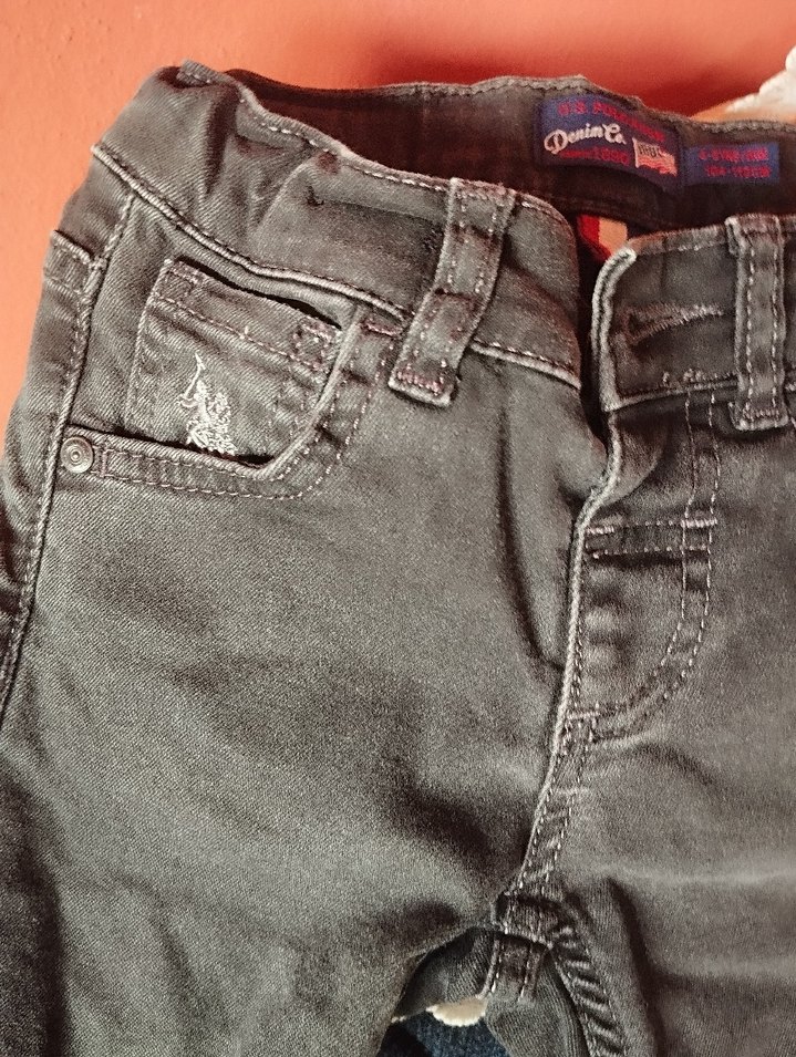 Gri Erkek Çocuk Regular Fit Kot Pantolon - Görsel 2